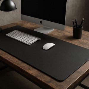 28 High Density Rubber Desk Pad For Industrial Style Workspace And Heavy Duty Surface Protection Mat