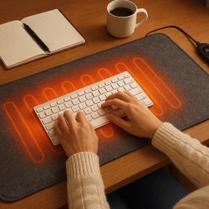 30 Heated Desk Pad With Adjustable Temperature For Winter Warmth And Comfortable Cold Weather Work